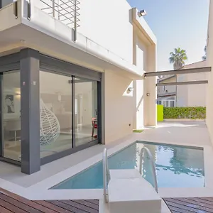  Villa Pam House Playa De Muro - 200m To With Hot Tub Spain